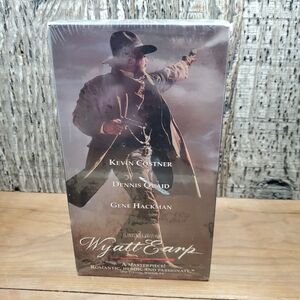 Wyatt Earp VHS Set Brand New Factory Sealed 1994 Warner Home Video Watermarks